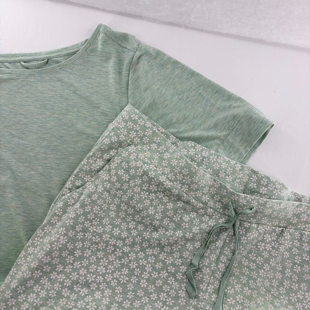 Lands' End Sage Green Floral Lounge Set 1X 💚🌼
